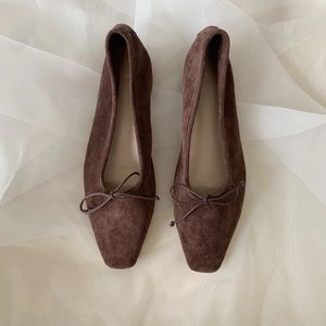 Peche Hailey Block Heel Ballerina Shoe